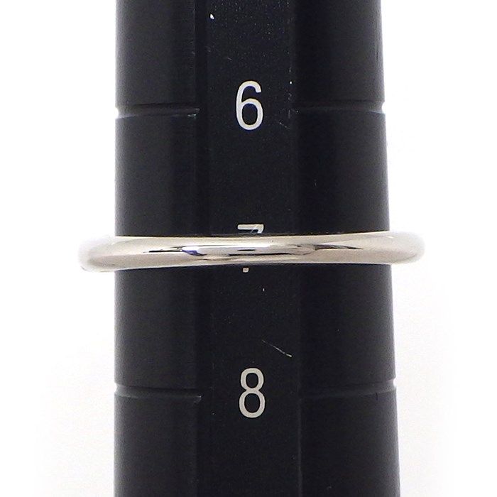 Tiffany & Co. T Wire Ring in K18 White Gold - Size 7