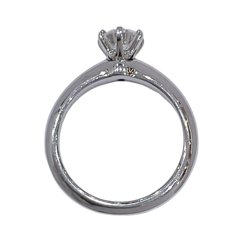 Tiffany & Co. Platinum 950 Solitaire Diamond Ring - 0.59ct
