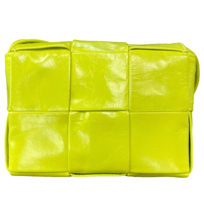Bottega Veneta Candy Cassette Mini Shoulder Bag in Lamb Yellow