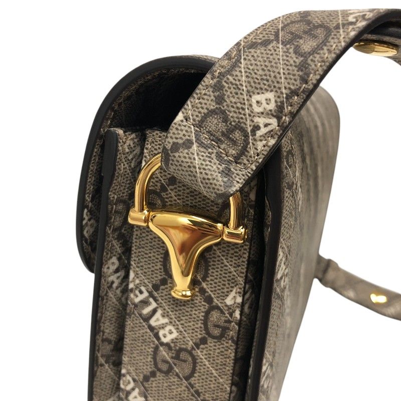 GUCCI Horsebit 1955 x Balenciaga Collaboration Shoulder Bag