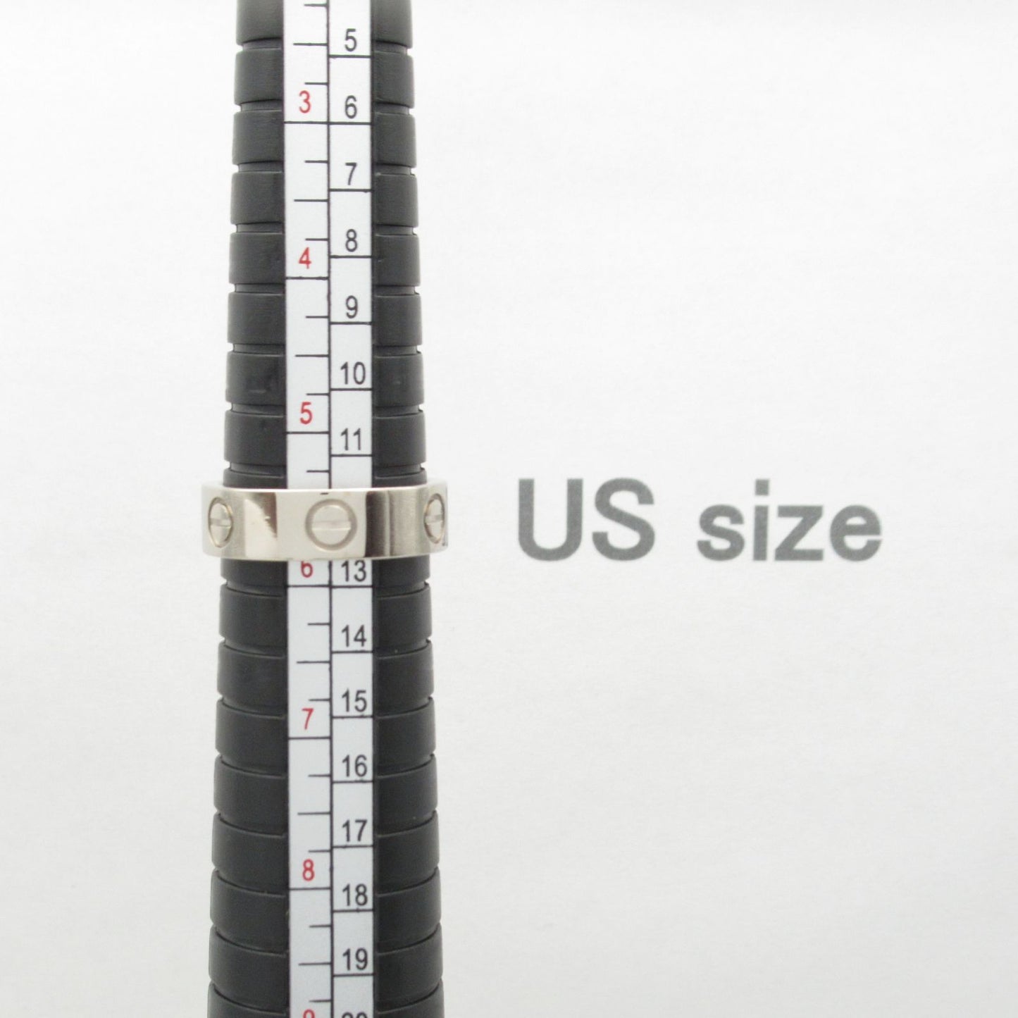 CARTIER Love Ring in K18 White Gold - Timeless Elegance