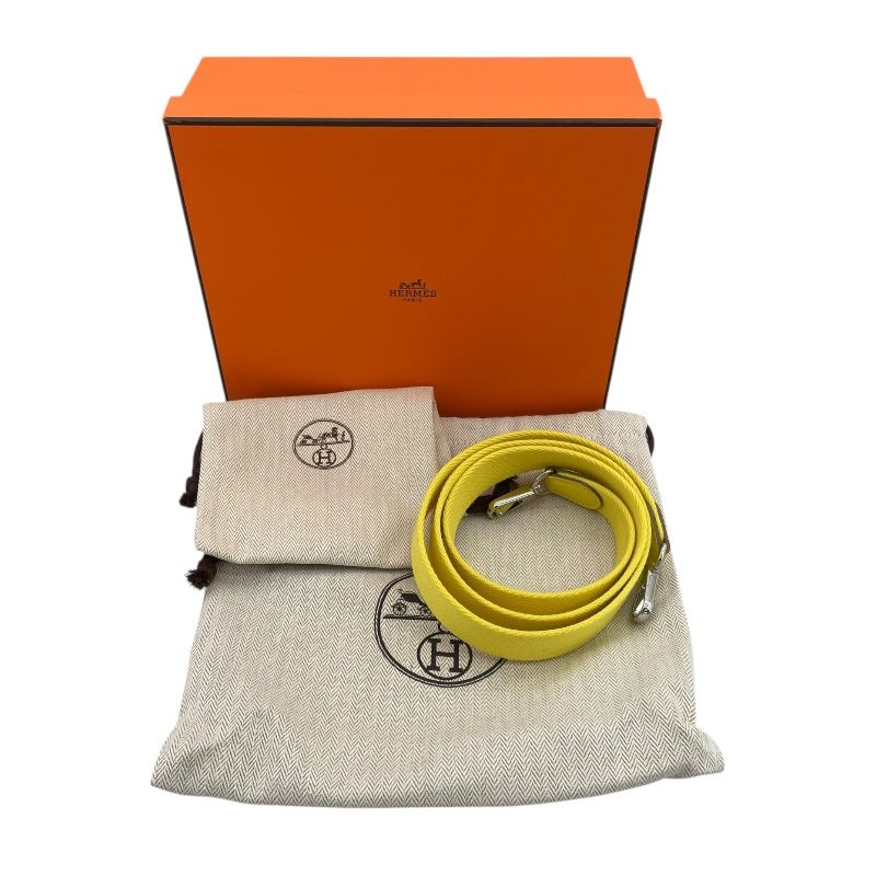 HERMES Evelyn TPM Lime/Silver Hardware Shoulder Bag