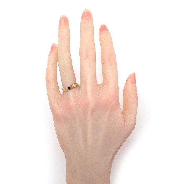 Cartier Love Ring Small Model in 18K Pink Gold - Size 11