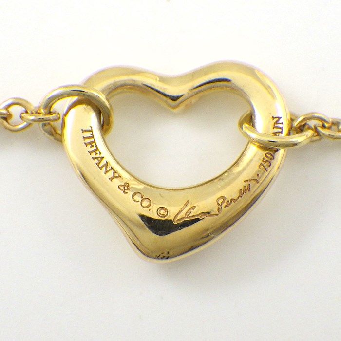 Tiffany & Co. Open Heart Bracelet in K18 Yellow Gold - Exquisite Craftsmanship