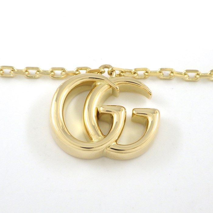 GUCCI GG Running Logo K18YG Bracelet - Exquisite Craftsmanship