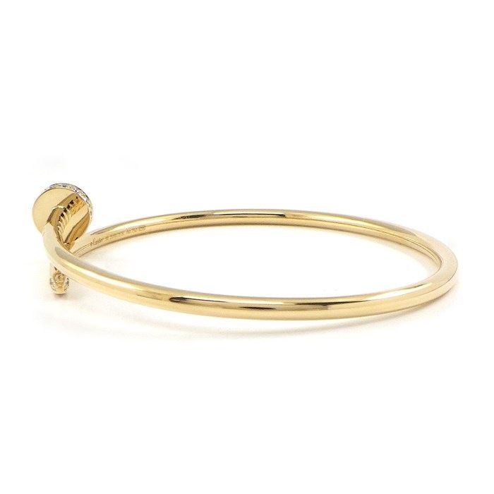 Cartier Juste un Clou SM Bangle with Diamonds in 18K Yellow Gold