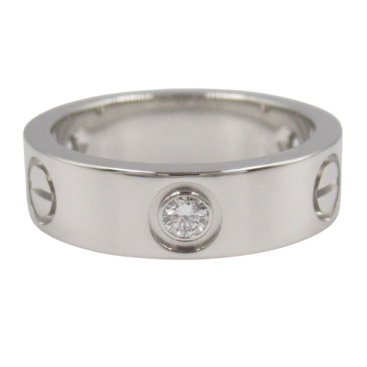 CARTIER Love Ring 3PD K18WG Diamond - Exquisite Luxury