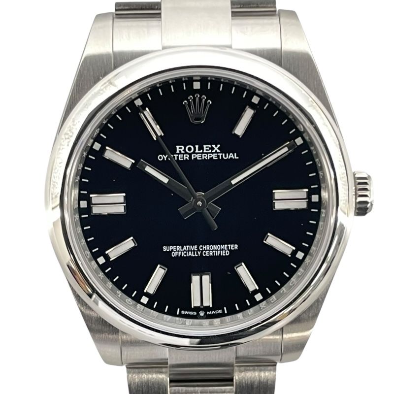 ROLEX Oyster Perpetual 41 - Black Dial, Stainless Steel, Automatic