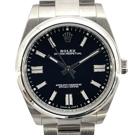 ROLEX Oyster Perpetual 41 - Black Dial, Stainless Steel, Automatic