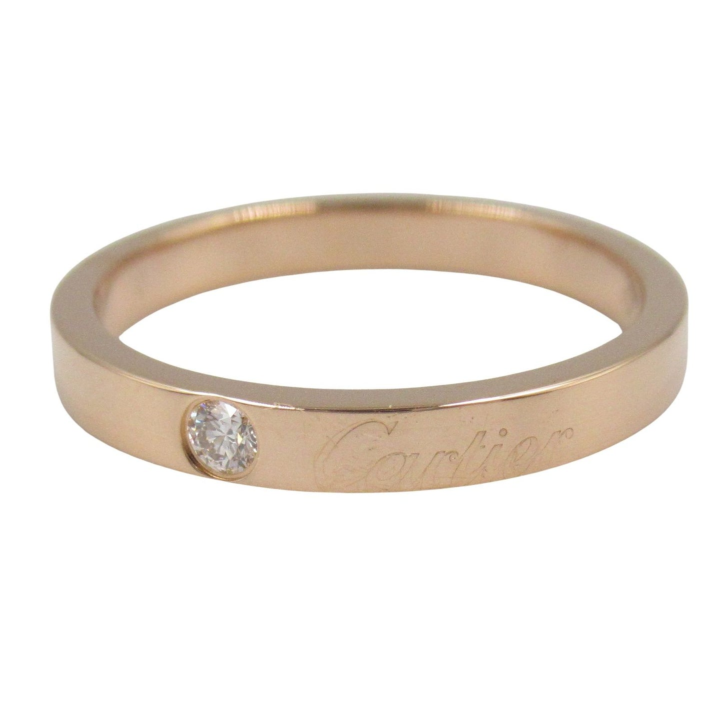 Cartier C de Cartier Ring in 18K Pink Gold with Diamonds