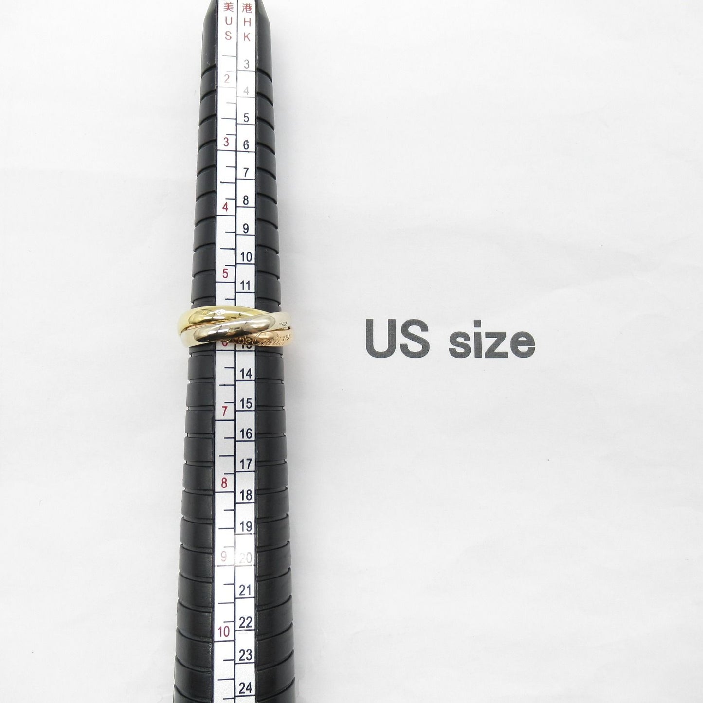 CARTIER Trinity Ring in K18 Yellow, White & Pink Gold - Exquisite Craftsmanship