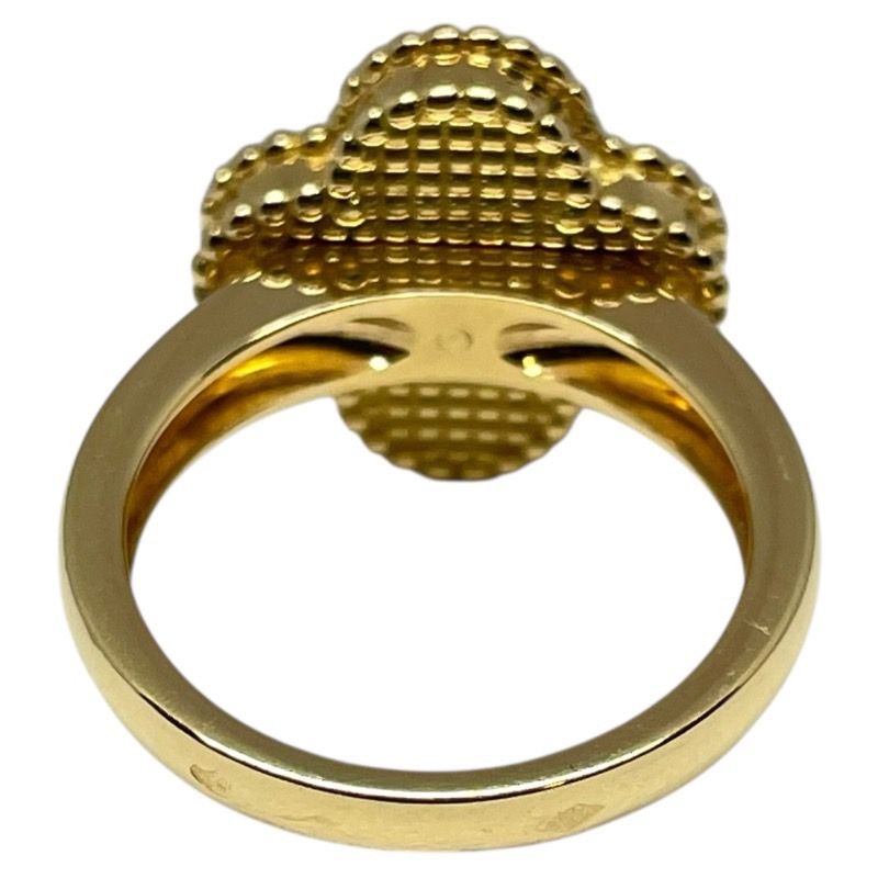 Van Cleef & Arpels Vintage Alhambra 1P Diamond Ring MOP 750
