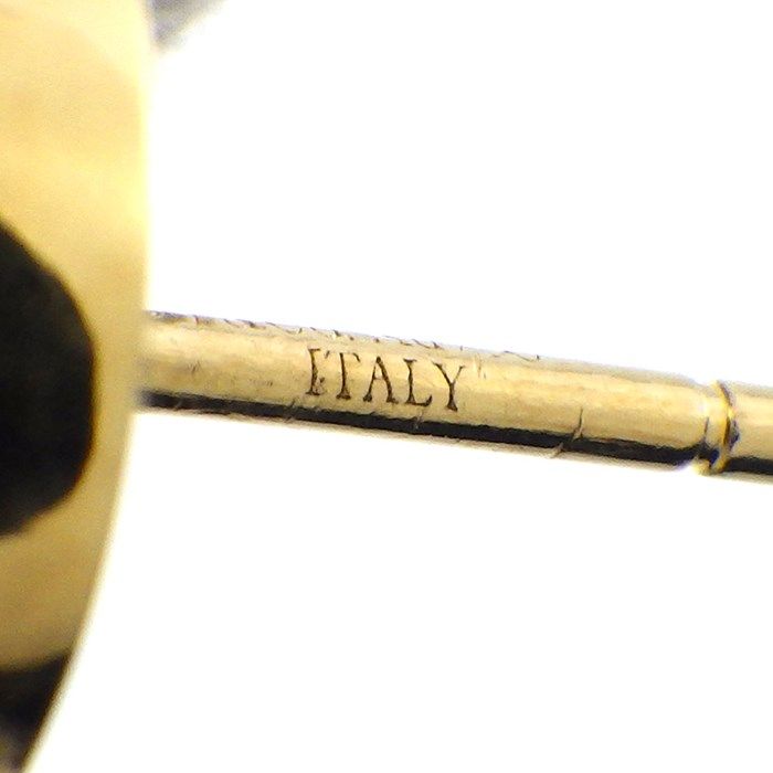 Tiffany & Co. T Circle Onyx Earrings in 18K Yellow Gold