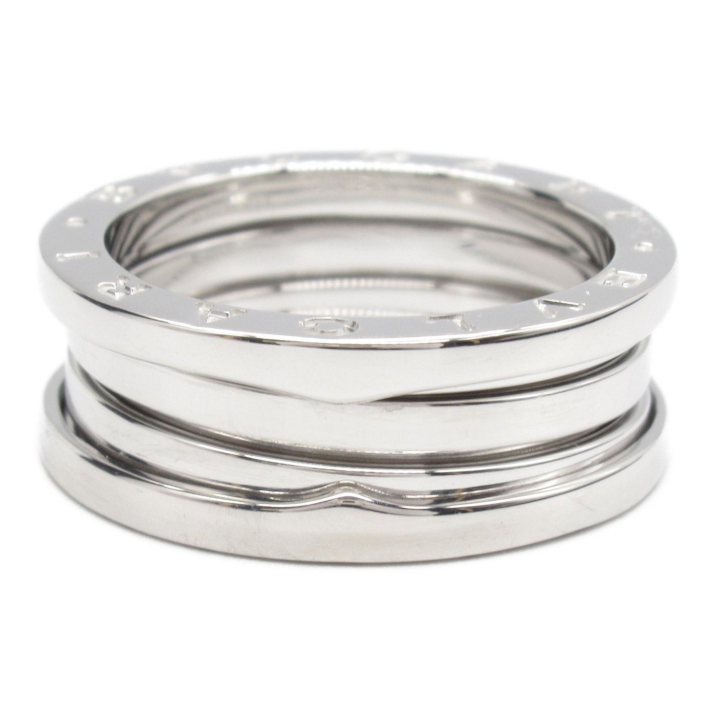 BVLGARI B-zero1 3-Band Ring in K18 White Gold - Timeless Elegance