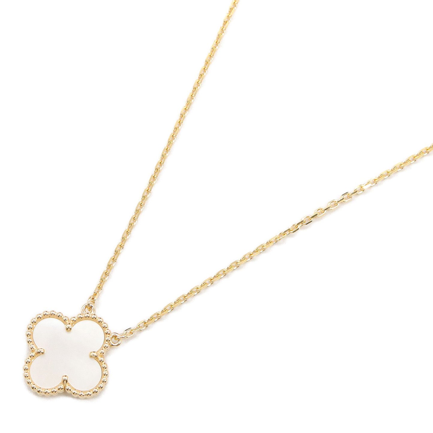 Van Cleef & Arpels Vintage Alhambra Necklace in Yellow Gold