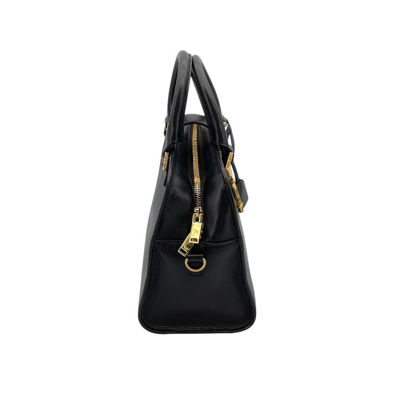 Saint Laurent Baby Cabas Black Leather Shoulder Bag - Timeless Elegance