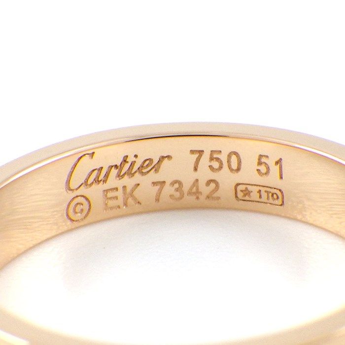 Cartier Love Ring Small Model in 18K Pink Gold - Size 11