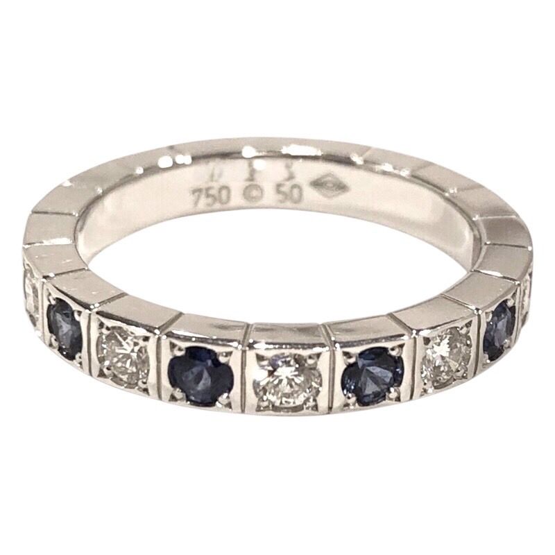 Cartier 750WG Diamond Laniere Ring - Exquisite White Gold Elegance