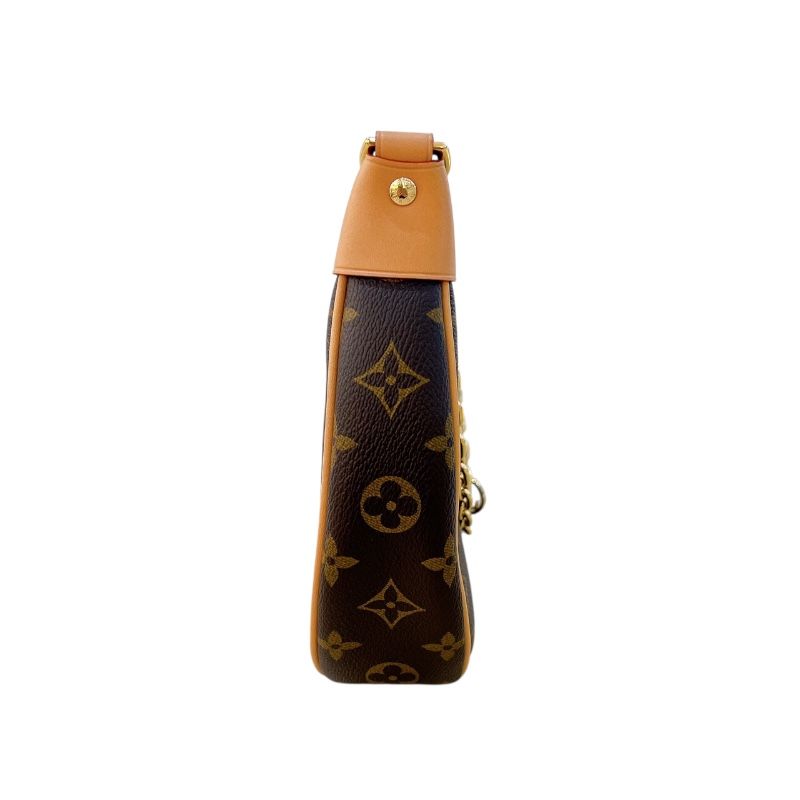 Louis Vuitton Loop M81098 Monogram Shoulder Bag - Brown & Gold
