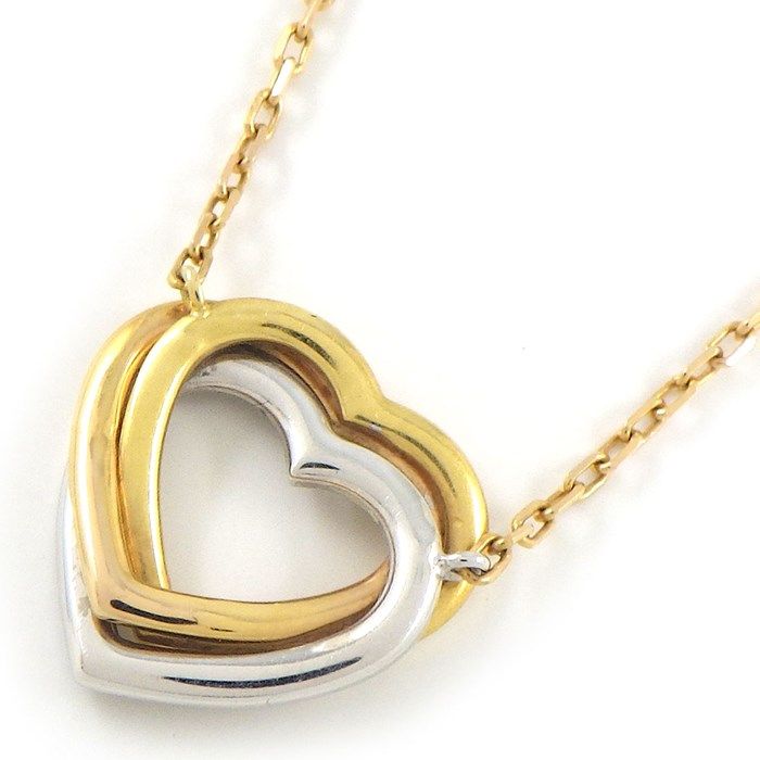 Cartier Trinity Heart Necklace with Diamonds in Three Colors
