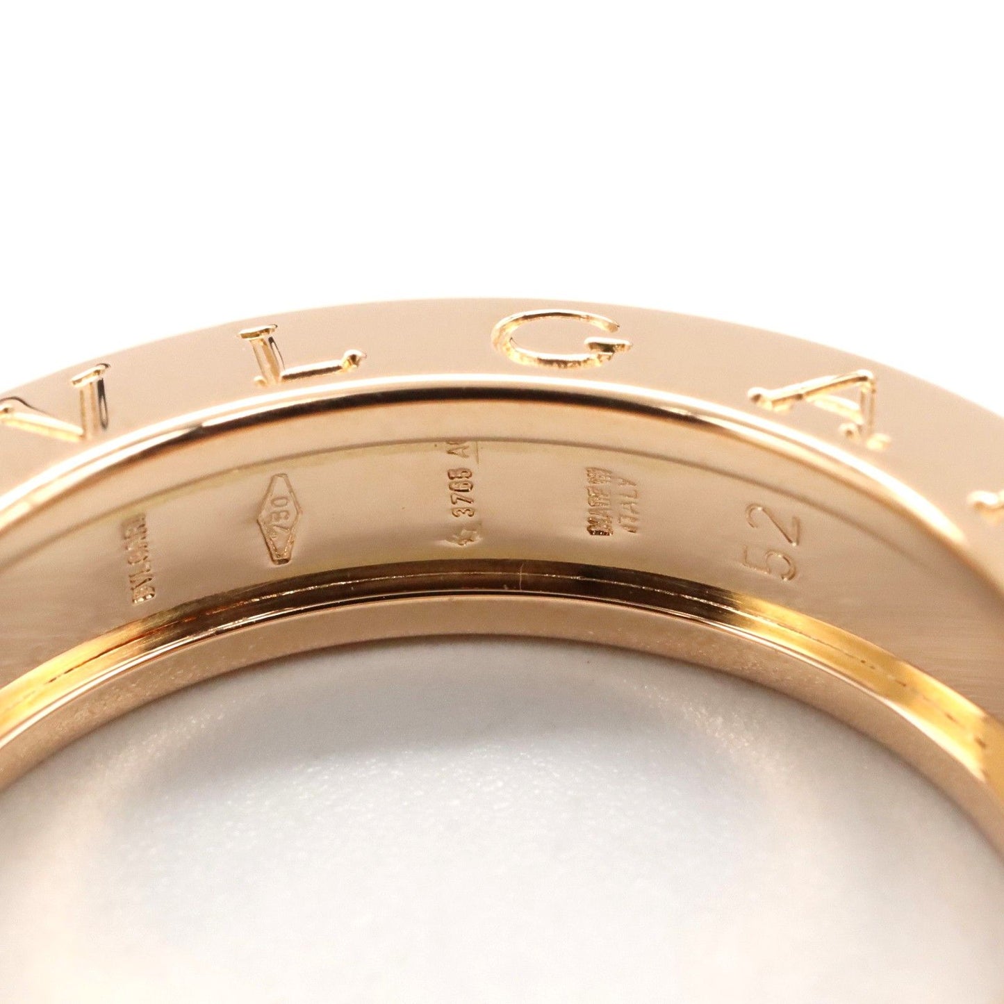 BVLGARI B-zero1 Ring in K18 Pink Gold - Timeless Elegance