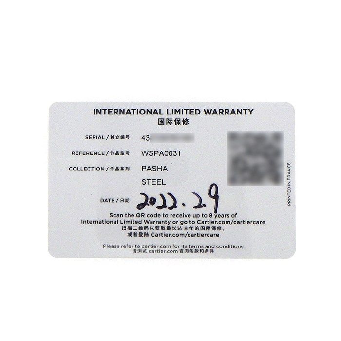 Cartier Pasha de Cartier WSPA0031 Automatic Watch with Red Dial