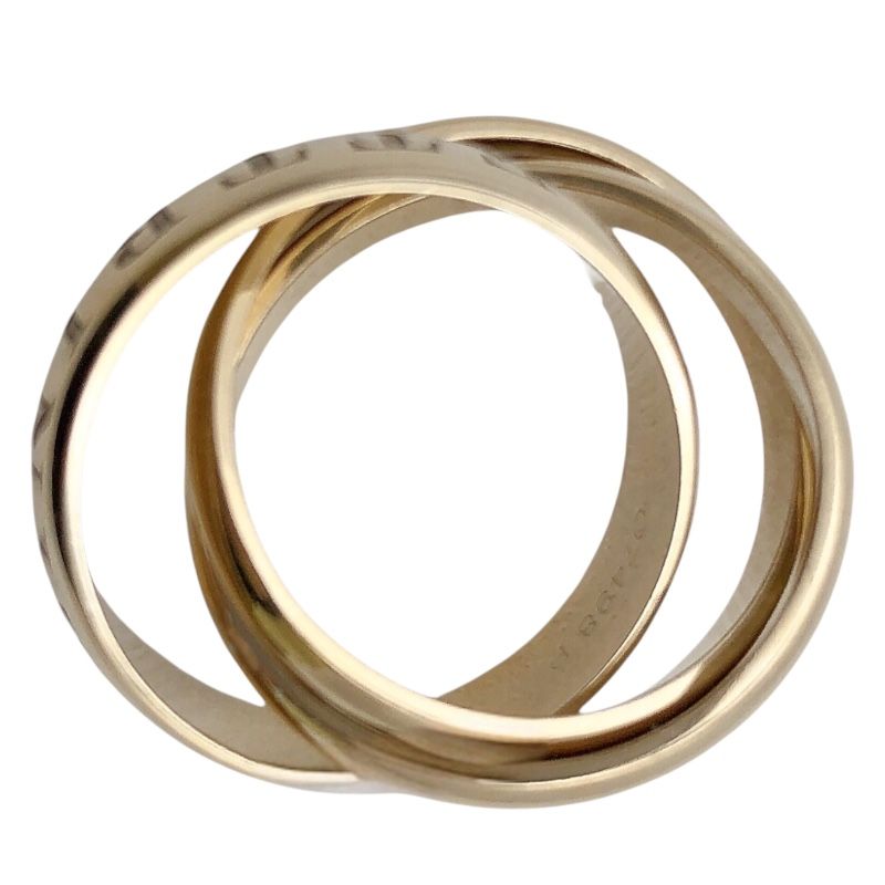 Cartier 1998 Trinity Ring in K18 White Gold - Timeless Elegance