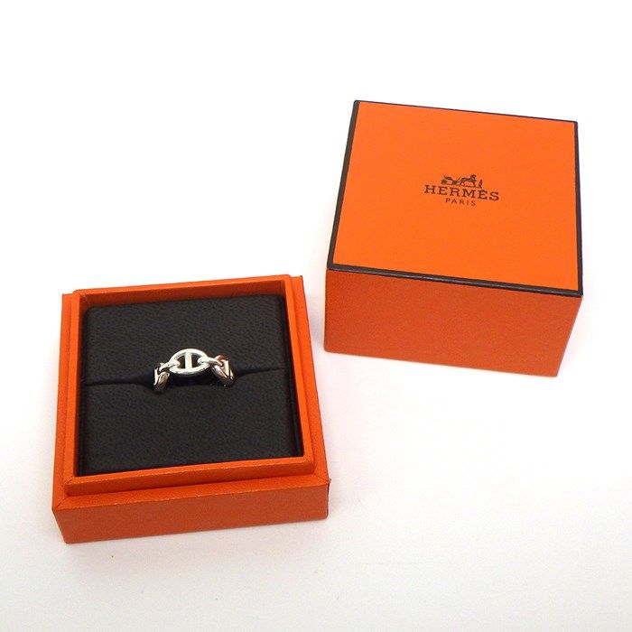 HERMES Chaine d'Ancre PM Ring in Silver 925 - Size 9