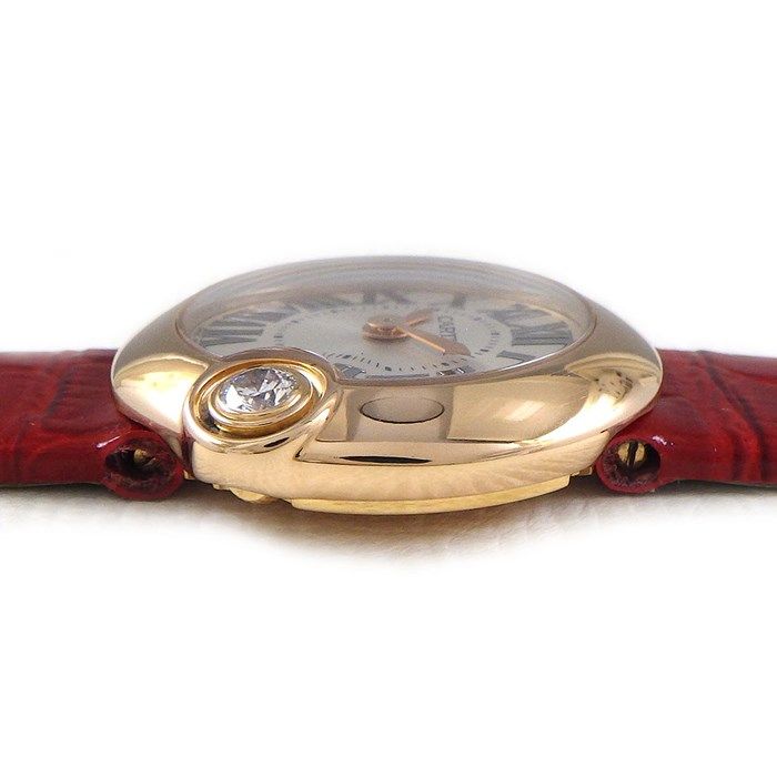 Cartier Ballon Bleu WGBL0004 Diamond Bezel 18K Pink Gold Watch