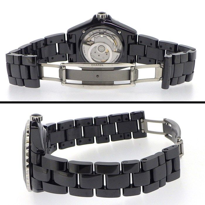 Chanel J12 H5697 Automatic Watch - Black Ceramic & Steel