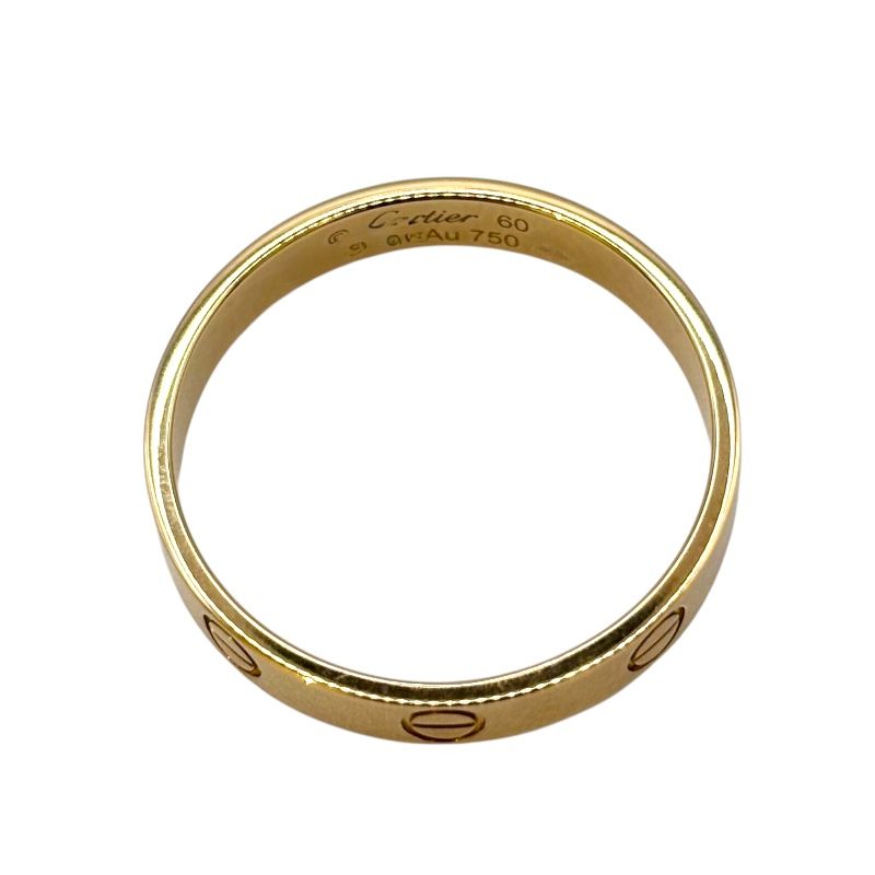 Cartier Mini Love Ring in K18 Yellow Gold - Timeless Elegance