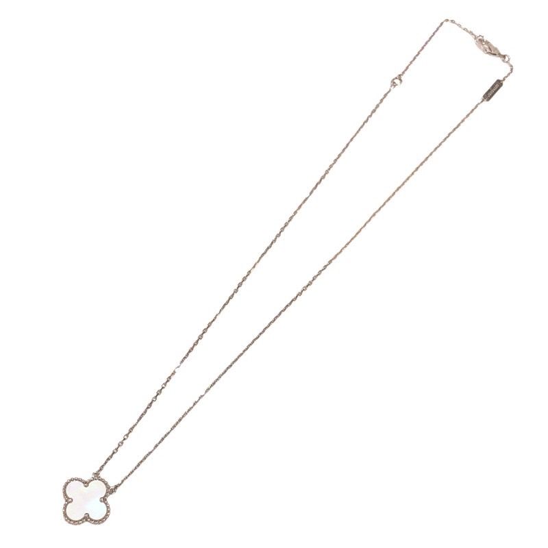 Van Cleef & Arpels Vintage Alhambra Necklace in 750WG & MOP