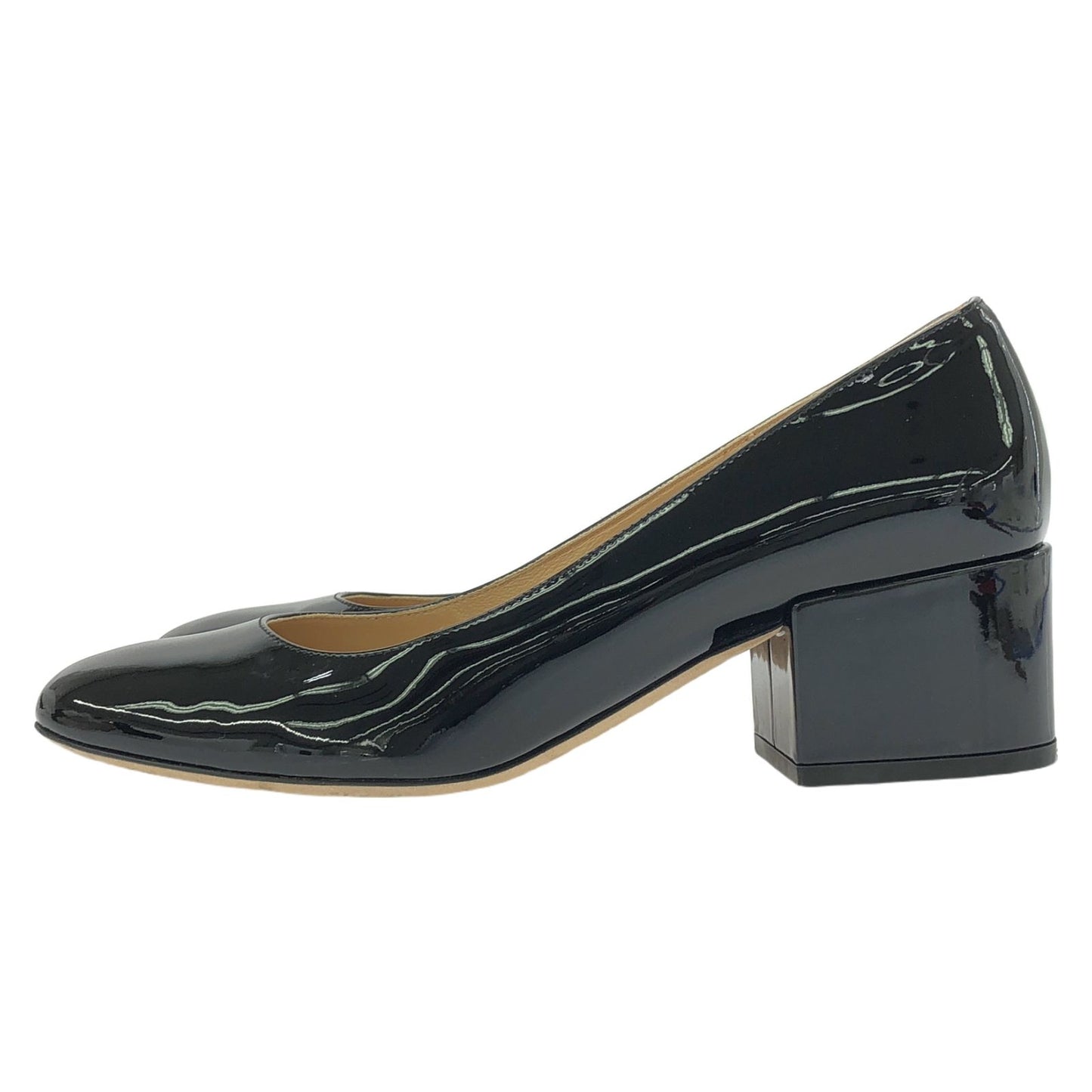 Sergio Rossi Black Patent Leather Pumps - Timeless Elegance