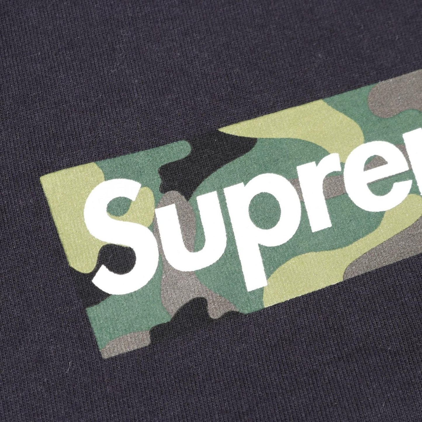 Supreme Box Logo Tee in Navy - Exclusive Cotton T-Shirt