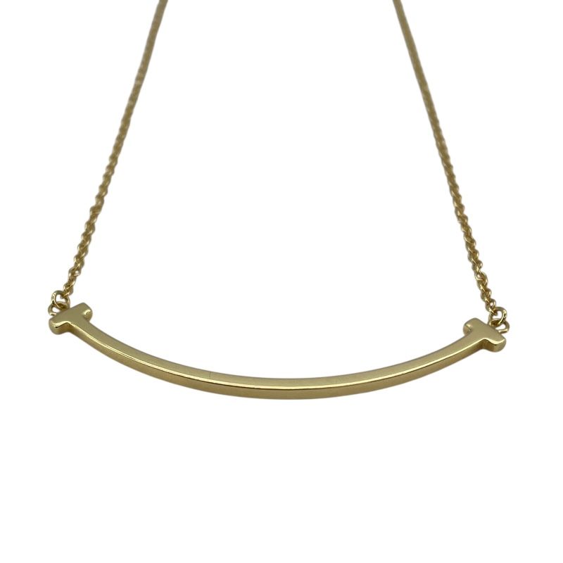 Tiffany & Co. T Smile Necklace Small in 18K Yellow Gold