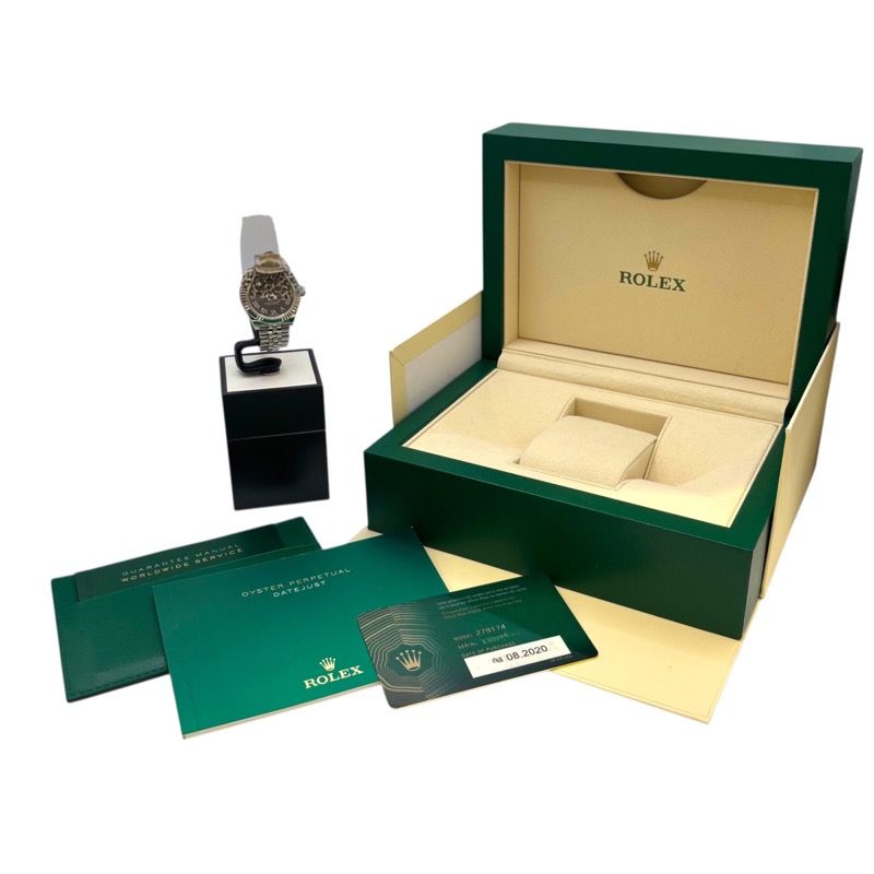 ROLEX Datejust 28 279174 - Exquisite Grey Dial in White Gold & Stainless Steel