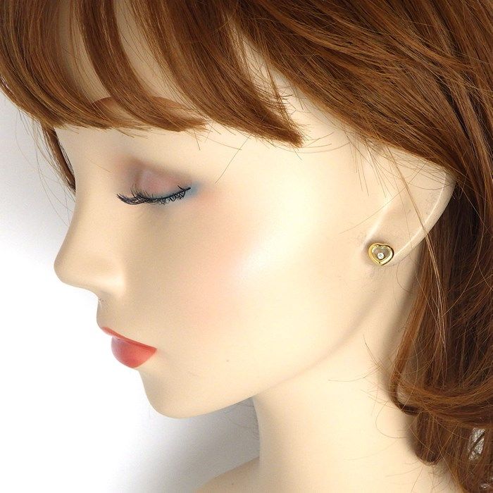 Chopard Happy Diamonds Heart Earrings in 18K Yellow Gold