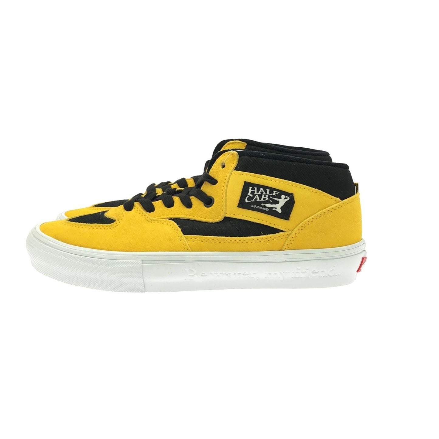 VANS Skate Half Cab Bruce Lee Black/Yellow Sneakers - Size 9.5