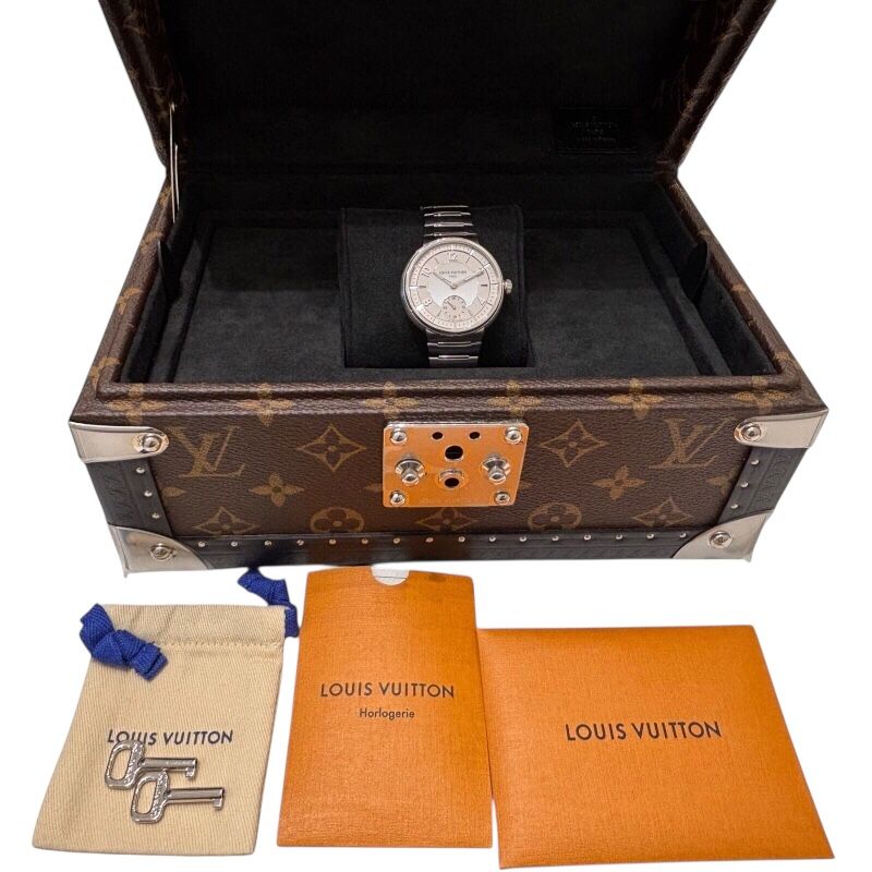 Louis Vuitton Tambour Automatic W1ST10 Silver Men's Watch