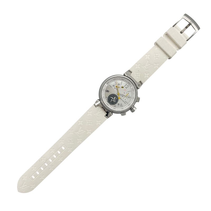 Louis Vuitton Tambour Lovely Cup Chronograph White Shell Q132C