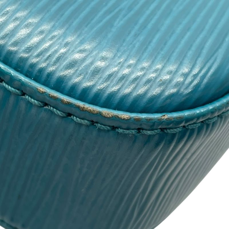 Louis Vuitton Pochette Accessoires M40823 Blue Epi Handbag