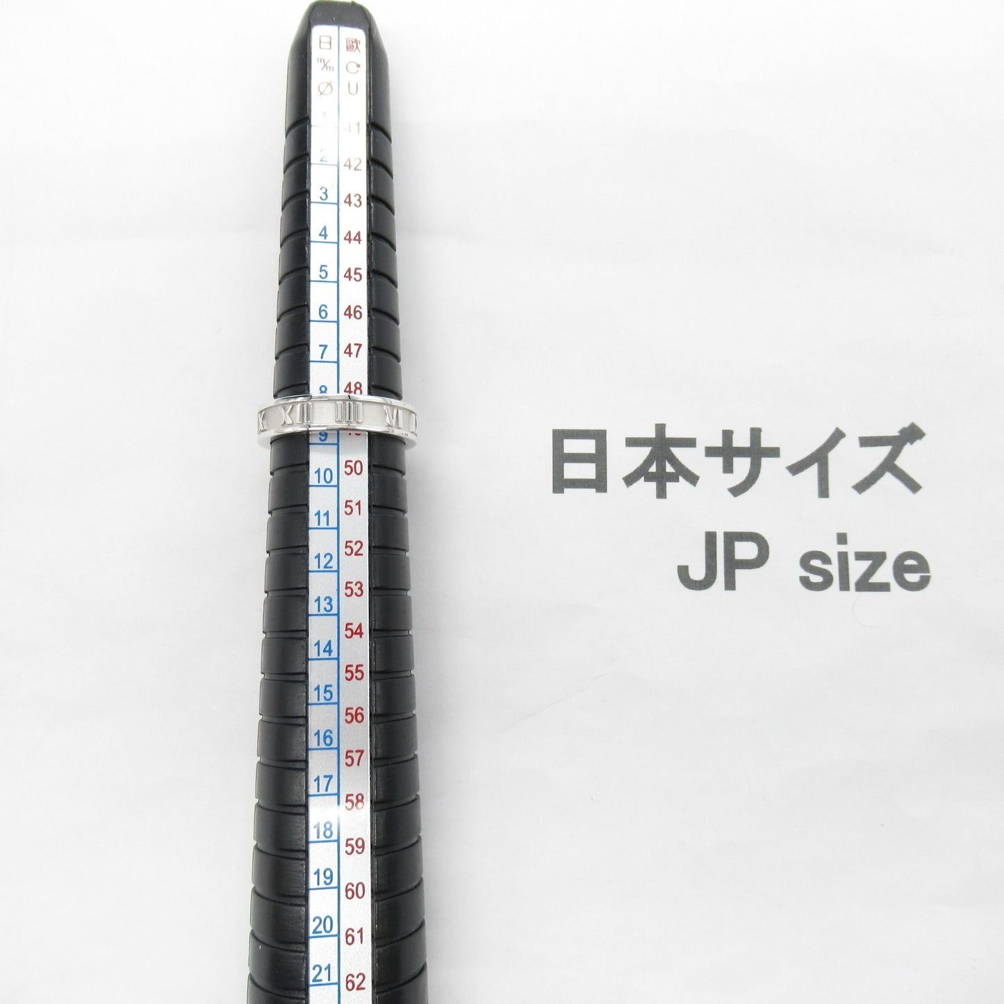 TIFFANY & CO Atlas Diamond Ring in 18K White Gold - Size 8.5