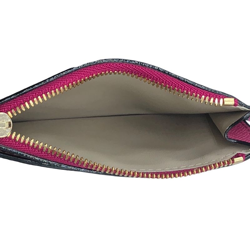 VALEXTRA Magenta Fragment Case with Gold Hardware - Exquisite Craftsmanship