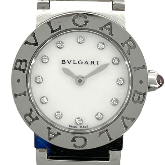BVLGARI BBL26S White Shell Quartz Ladies Watch - Timeless Elegance