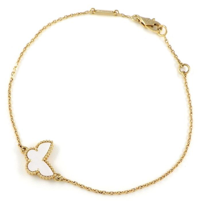 Van Cleef & Arpels Sweet Butterfly Bracelet in K18 Yellow Gold
