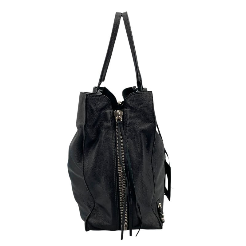 Balenciaga The Paper A4 Zip Around Tote Bag - Black Leather