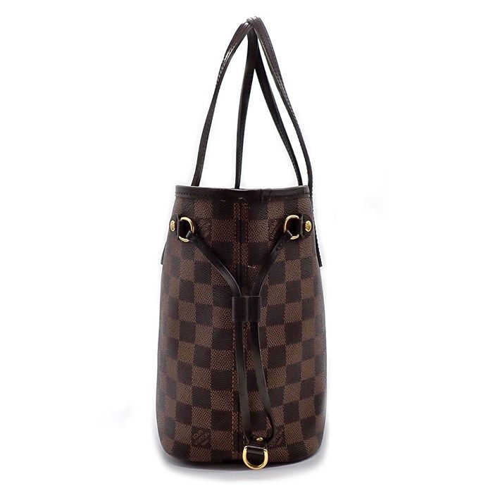 Louis Vuitton Neverfull PM Tote Bag - 2014 Edition in Brown Damier Ebene