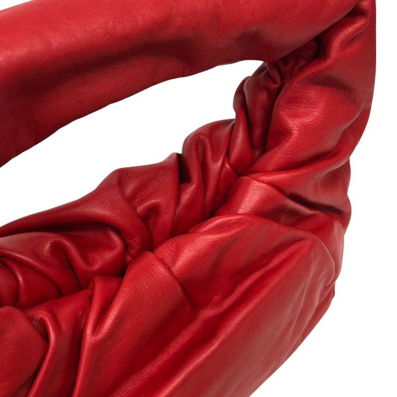Bottega Veneta Red Leather Shoulder Pouch - Timeless Elegance