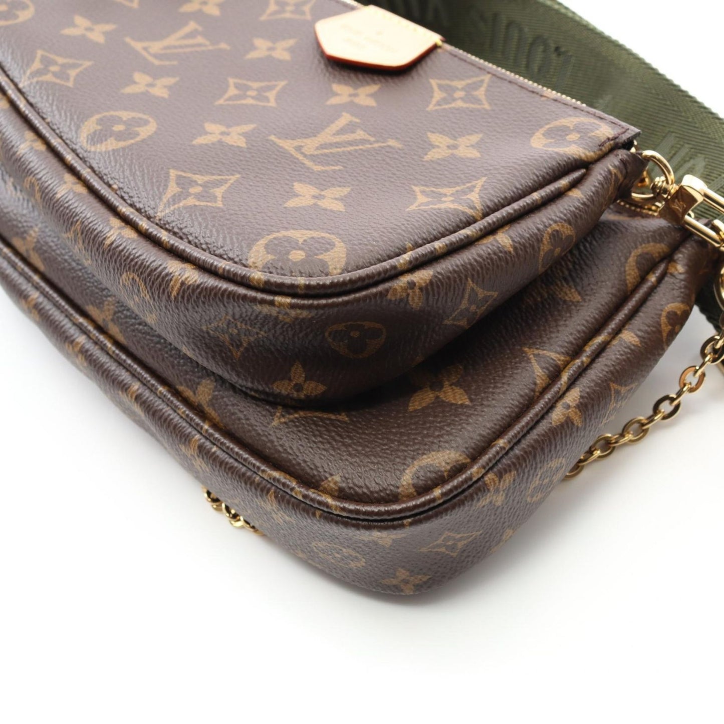 Louis Vuitton Multi Pochette Accessoires Monogram Khaki Shoulder Bag