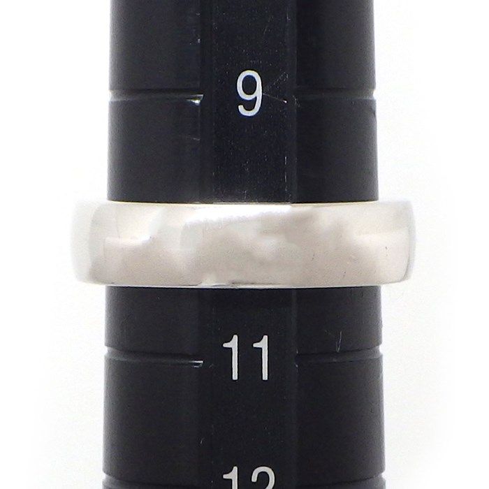 Cartier C2 2C Diamond Ring in 18K White Gold - Size 10